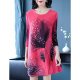 Women daily shift dress, geometric print